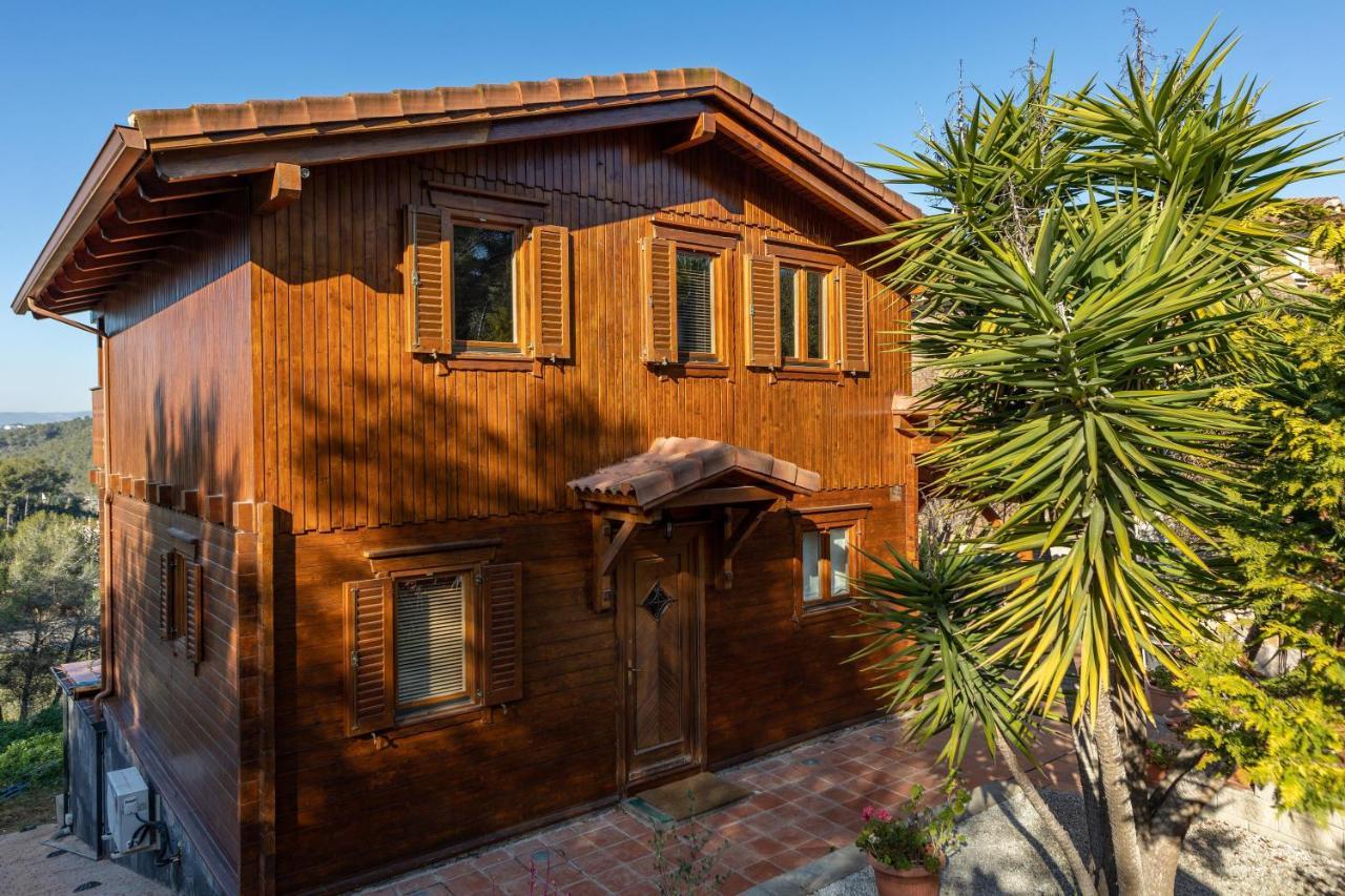 Вилла Casa De Madera En Калафелл Экстерьер фото